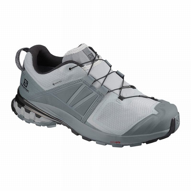 Salomon Singapore Mens Trail Running Shoes - XA WILD GORE-TEX Grey | 69813-BJTH